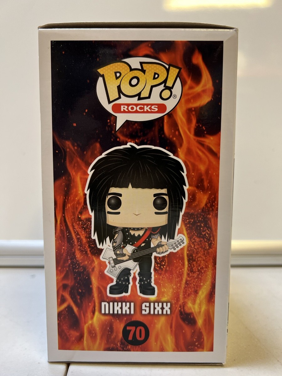 Funko Pop Rocks Motley Crue Nikki Sixx #70 Vaulted Retired w