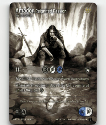 Kryptik Amador, Reignited Passion Wicked Prophecy Wave 1 eBay Gen Con Exclusive