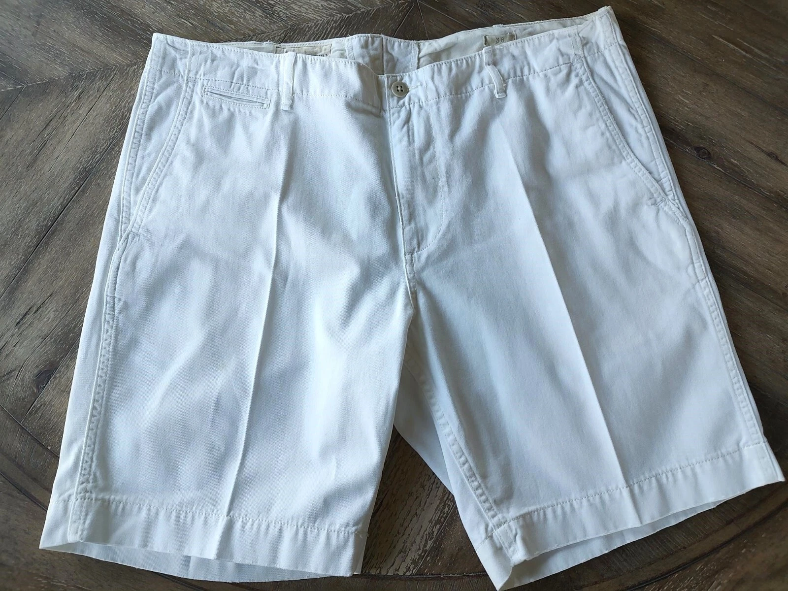 Ralph Lauren Denim & Supply Flat-Front Shorts - Mens 38 - White - Unworn