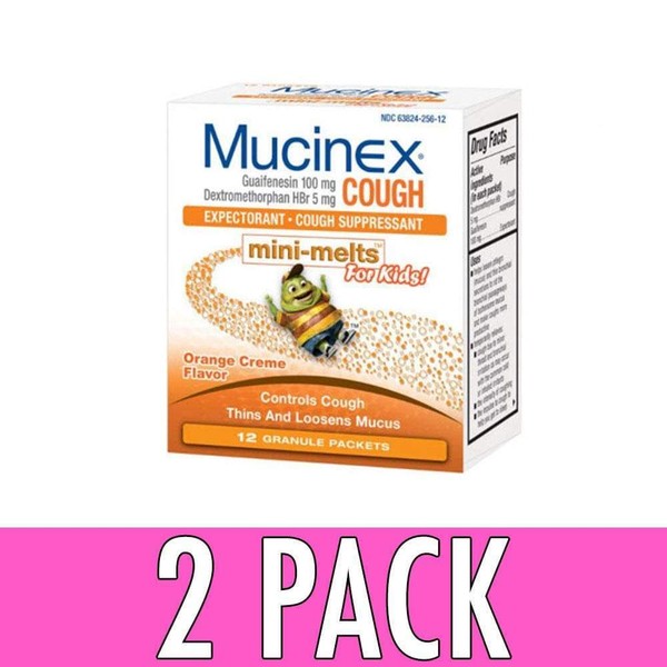 Mucinex Children's Minmelts for Cough Orange 12ct 363824256122t614 for