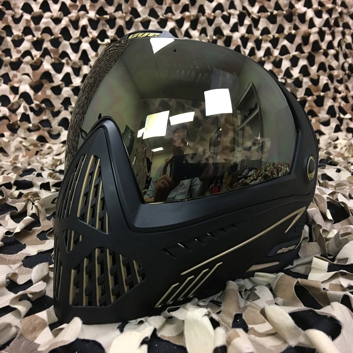 DYE i5 ゴーグル ブラック/ゴールド ミラー Dye-I5-Dyetanium-Fade-