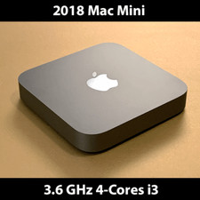 2018 Mac Mini 3.6GHZ i3 4-CORE 16GB RAM 128GB PCIe SSD