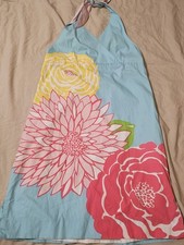 lilly pulitzer girls size 14 Blue Tie Halter Dress