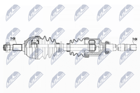 NTY Antriebswelle NPW-PE-045 FüR C5 Peugeot 407 SW Hdi 110 6D9HZC 6D9HYC 6D6FZB