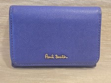 Paul Smith Authentic Leather Multicolor Card Case . GUC