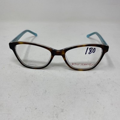 BETSEY JOHNSON GIRLS KWEEN 47-16-130 Tortoise Flex Hinge Eyeglasses (410