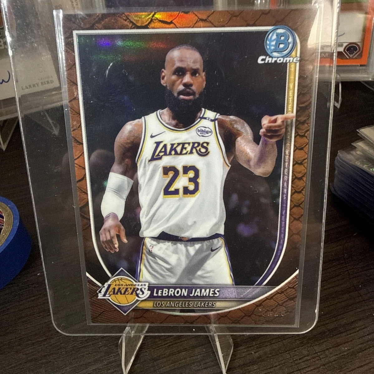 Topps LeBron James Basketball Serial Numbered Sports Trading Cards 