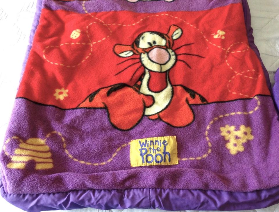 WINNIE THE POOH, PIGLET & TIGGER READY BED COVER ONLY, NO AIRBED, WITH BAG 5 FT - Image 2 of 4