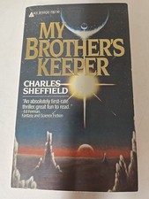 Charles Sheffield My Brothers Keeper Vintage Science Fiction Paperback 1982 1st