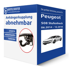 Brink Anhängerkupplung abnehmbar für PEUGEOT 508 Stufenheck I AHK NEU