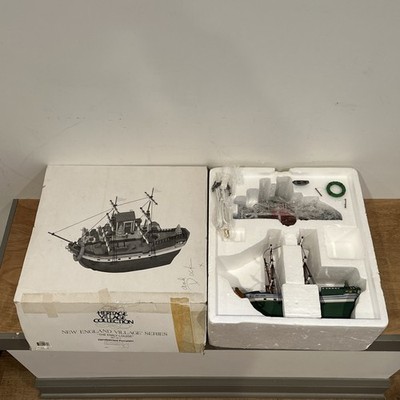 Dept 56 Heritage Village Collection The Emily Louise Ship & Dock Christmas 56581