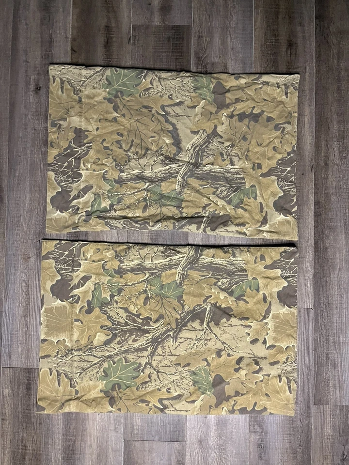 Realtree Advantage Camo Sheets Flat Fitted Pillow Cases Full Double 75”x94” - Image 3 of 4