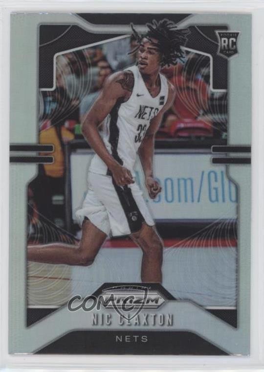 2019-20 Panini Prizm Rookie Silver Prizm Nic Claxton Nicolas Claxton #292 01ws