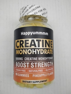 Creatine Monohydrate Gummies, High-Quality Creatine 5000mg EXP: 10/2026