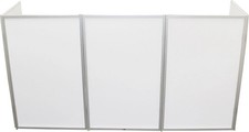 5 Panel Silver Frame DJ Facade with Stainless Quick Release 180 Deg Hinges