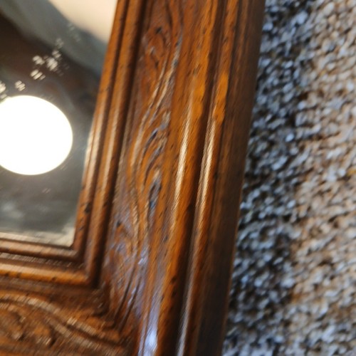 Vintage Hand Carved Home Interiors Mirror Wooden Detailed Frame Intricate 8"×8" - Picture 4 of 9