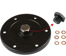 TAPPO SCARICO OLIO NERO CON DADO MAGNETICO VW MAGGIOLINO 08/67- 12/86,T2 67/79