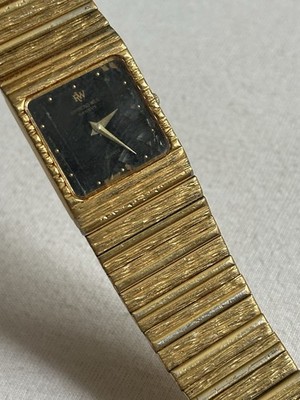 Vintage Raymond Weil Geneve Quartz 18k Gold Electroplated Uhr 