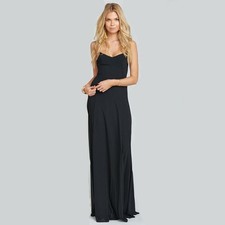 Show Me Your Mumu Women Black Godshaw Goddess Cami Classic Gown Dress Size L