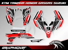 YFZ 450 Graphics Stickers Kit Yamaha ATV Quad 2003 2004 2005 2006 2007