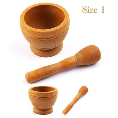 Harz Mörser & Stößel Set für Knoblauch Kräuter Gewürze Mahlen & Mischen Küche