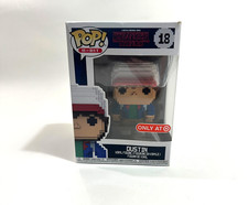 Figura de vinilo Funko Pop 8 bits Stranger Things Dustin #18 Target exclusiva con caja