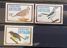 Netherlands Antilles 1980 Birds Set MNH MM36