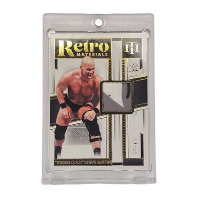 Stone Cold Steve Austin Patch /99 National Treasures WWE Retro Materials Panini