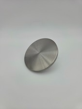 STAHL-SHOP24 Edelstahl Ronde Deckel Ankerplatte V2A einseitig geschliffen K240