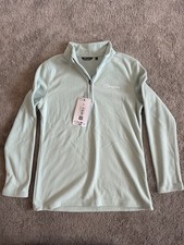 erghaus Kids Prism Half Zip Fleece Mint Green 14-15 Years BNWT Pullover Top