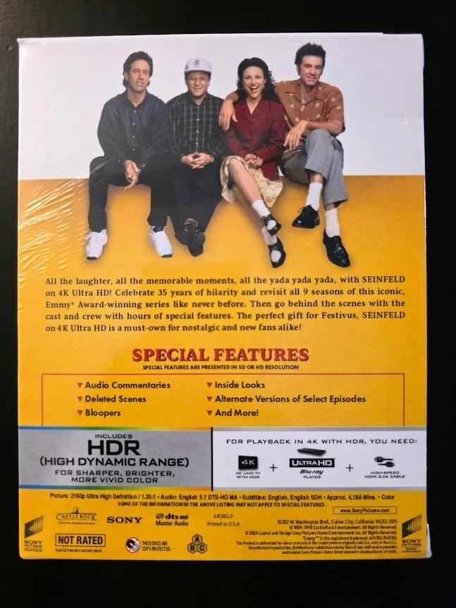 Seinfeld: The Complete Series [4K Ultra HD] - Image 2 of 4
