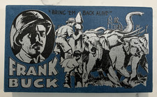 Rare Vintage 1940s Frank Buck Offical School Kit Playset Box - With Supplies