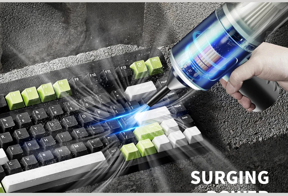 Compressed Air Duster-Vacuum Keyboard Cleaner-Air Blower 3-in-1-Electric Air - Image 4 of 4