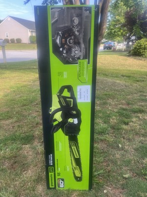 #ad GreenWorks Pro 60V Cordless 16” Brushless Chainsaw CS60L02 Tool Only NIB $110.00