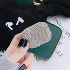 For AirPods 1 2 3 4 Pro 2 Pro 3 Luxury Bling Rhinestone Glitter Shockproof Case
