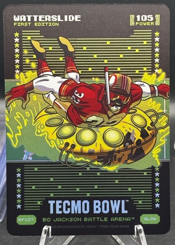 RICKY WATTERS Bo Jackson Battle Arena Tecmo Bowl WATTERSLIDE Glow BF107