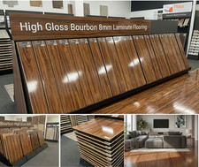 EziClick High Gloss Bourbon 8mm Laminate Flooring