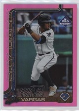 2025 Topps Pro Debut Fuchsia Foil 167/199 Echedry Vargas #PD-155 yl0