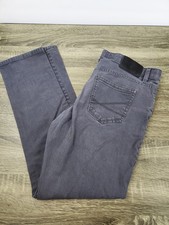 English Laundry Chino Pants Men's 34x30 Gray Stretch Flat Front Preppy