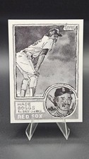 Wade Boggs 2025 Topps Shoebox Treasures Andy Friedman #9 Grayscale /75