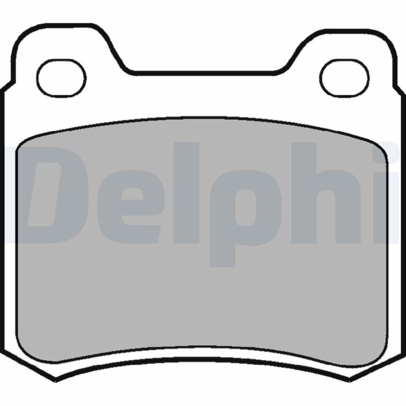 Rear DELPHI-OE LP440 Brake Pad Set, disc brake for MERCEDES-BENZ