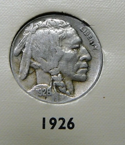 1926  Buffalo Nickel - F+  / Fine + (S5)