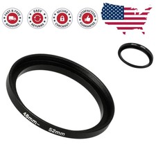 Lightweight Anodized Metal Step Up Adapter Ring 48mm to 52mm - Enhance Your Gear