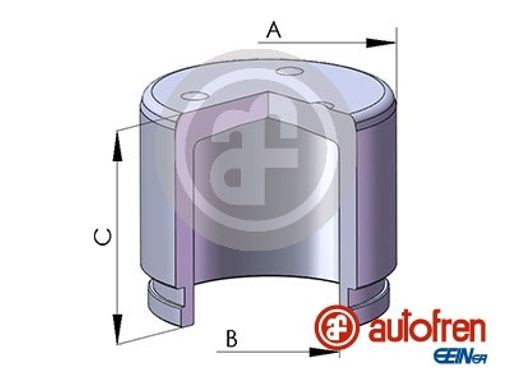 Fits AUTOFREN SEINSA D0-25736 Piston, brake caliper D0-25736 Brake caliper pist