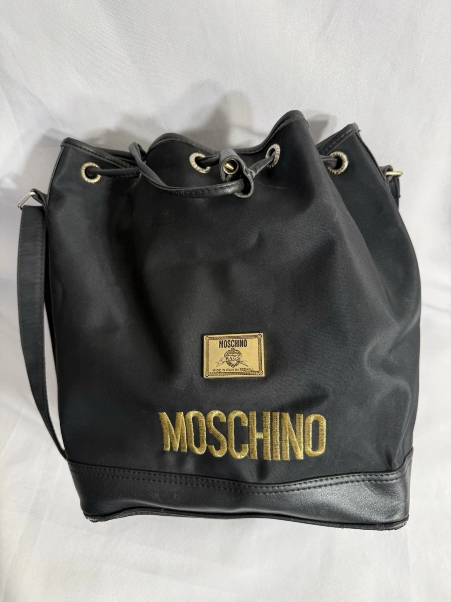 Love Moschino Snake Print Black Logo Drawstring Backpack Love Moschino Logo-trim Drawstring Backpack In Black | ModeSens main image 2