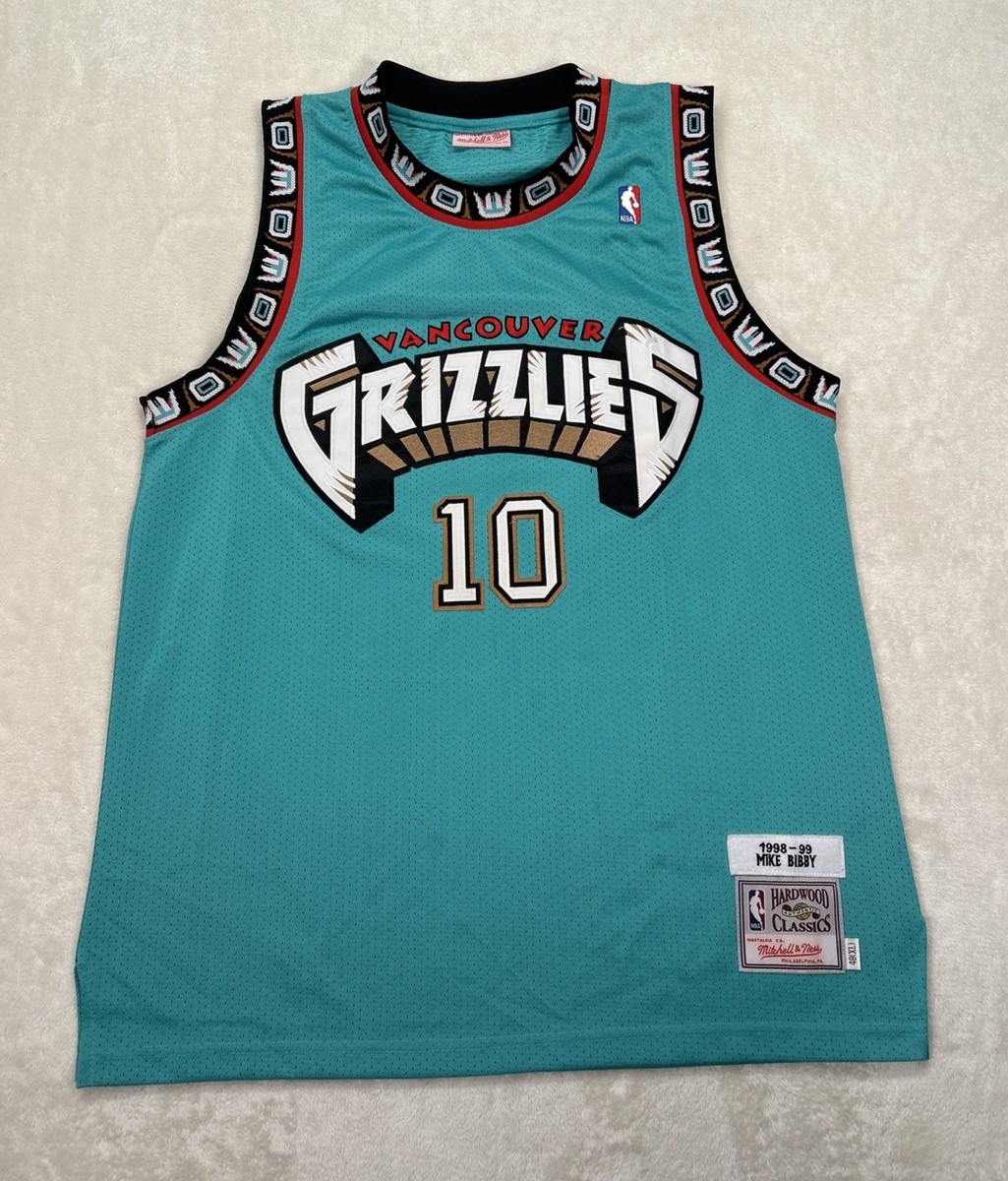 MAYPU BISERAセット Mike Bibby 1998-1999 Vancouver Grizzlies Mitchell Ness #10 Jersey