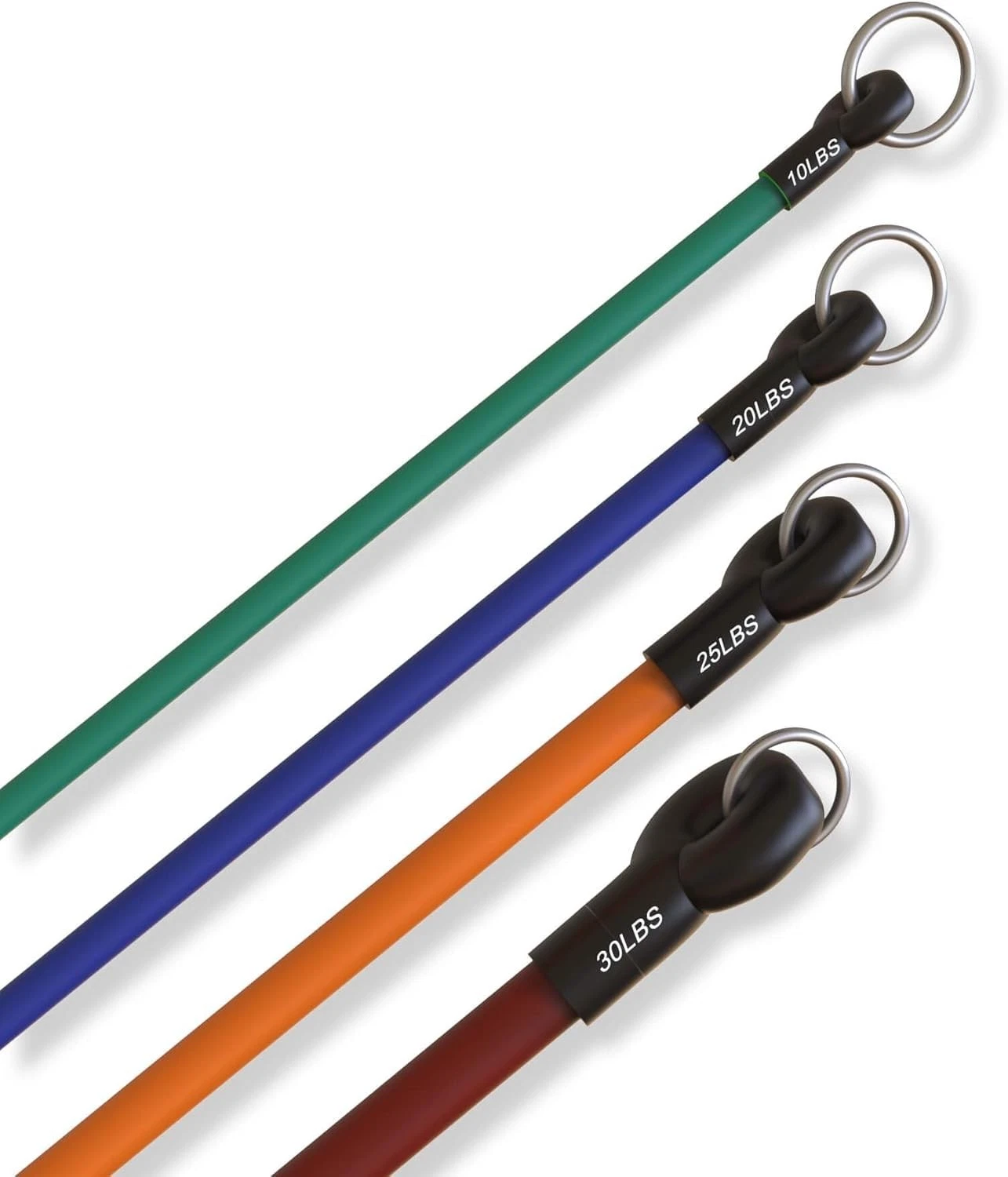 8-Count,Resistance Bands for Men, Women, Exercise & Workout,Fitness Bands,10-30
