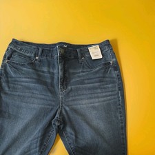 Terra  Sky Women's Skinny High Rise Dark Wash Jeans Size 16W Petite NWT