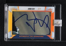 2018-19 Leaf Pearl Pearl Cuts 2/2 Johnny Depp #CS-JD3 Auto uk2