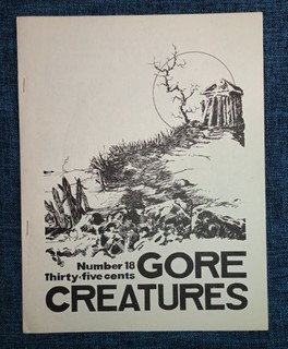 Horror Fanzine Gore Creatures #18 Gary Svehla Hammer Horror Peter Cushing 1970